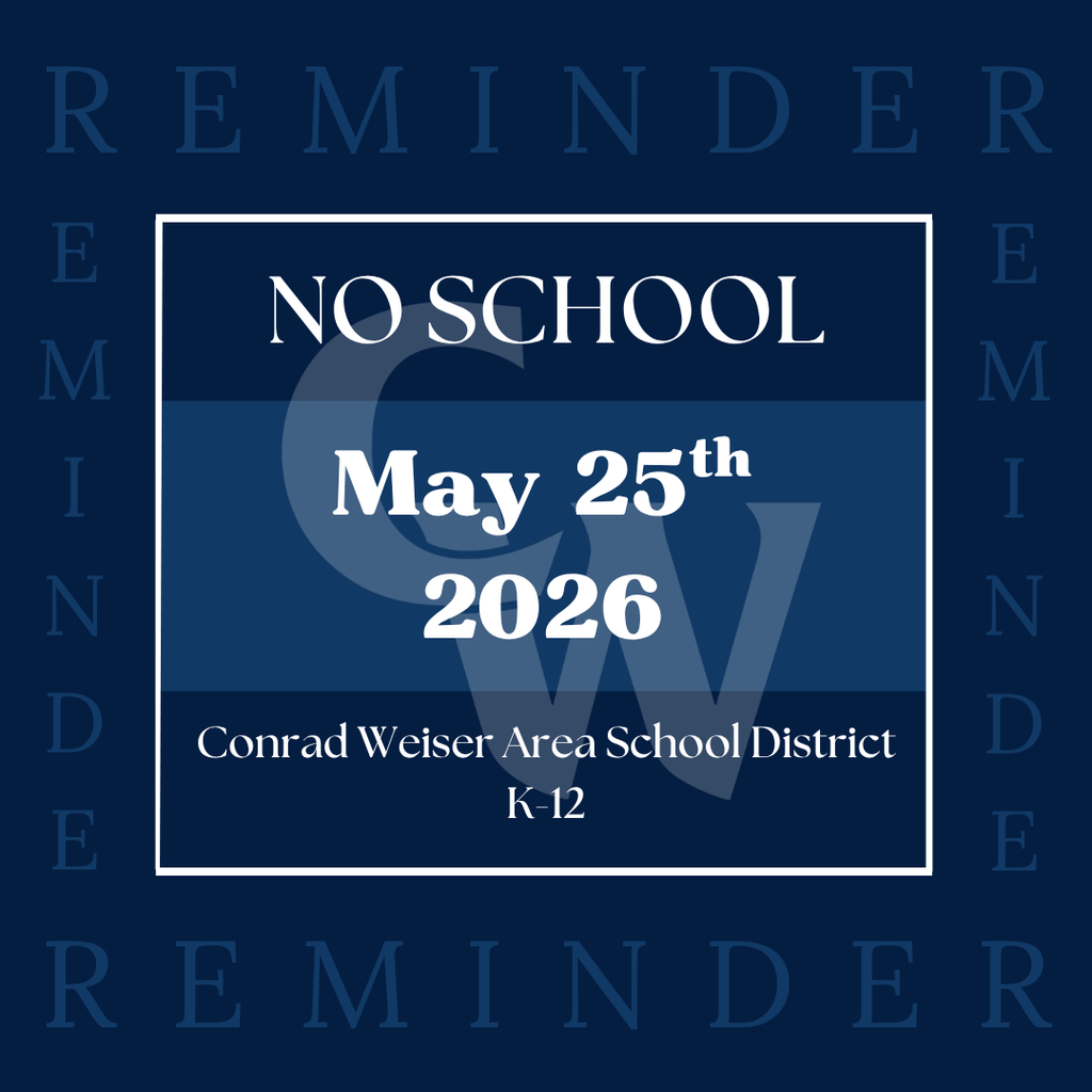 no school reminder 5/25/26