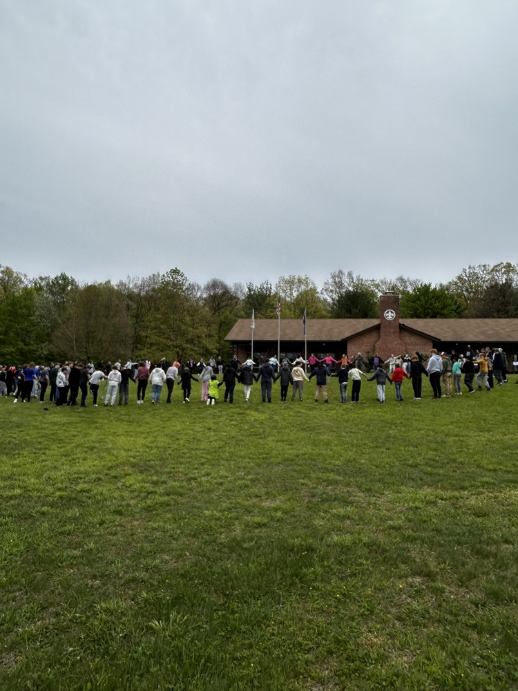 students in a circle