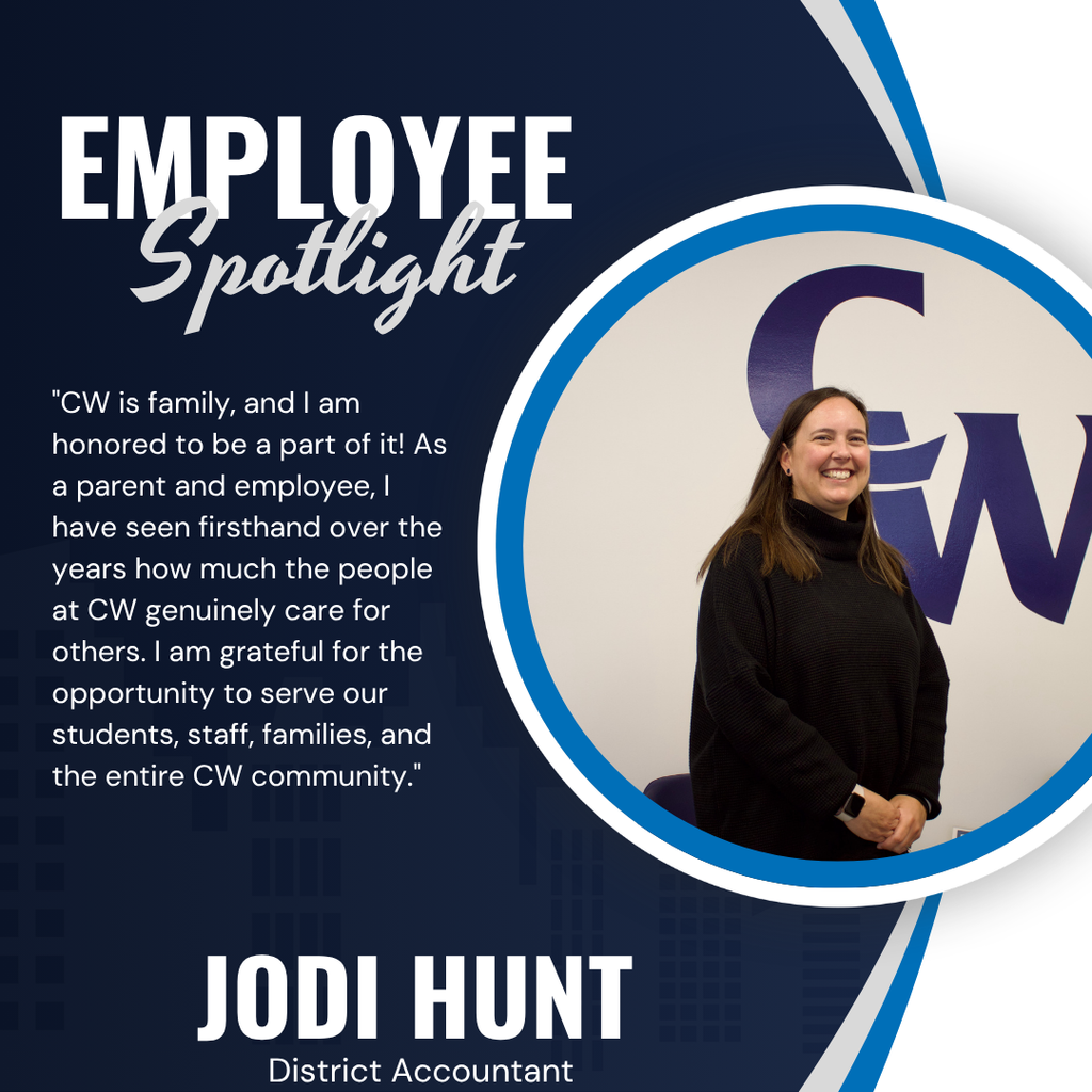 employee spotlight; employee photo, quote, name and position