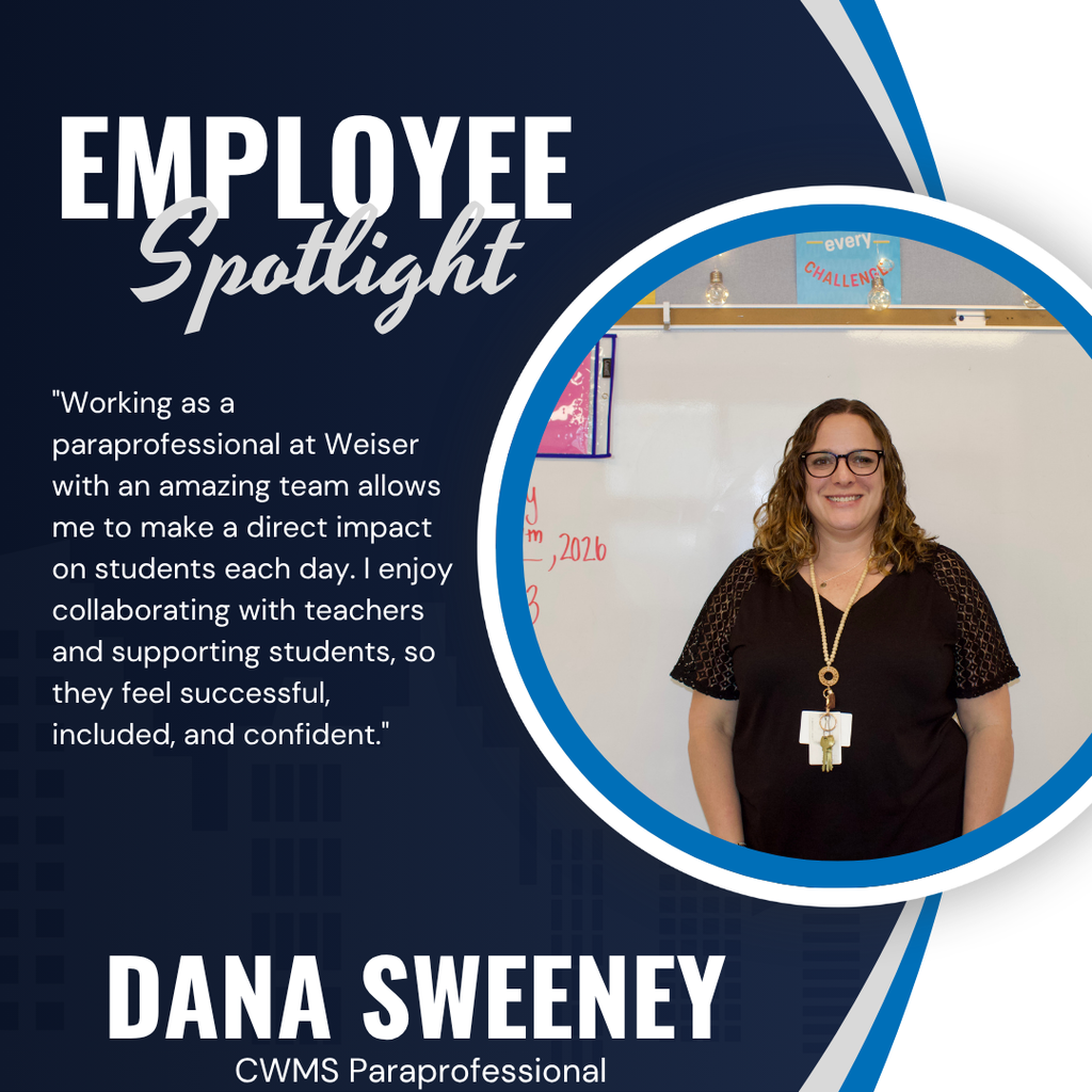 employee spotlight; employee photo, quote, name and position