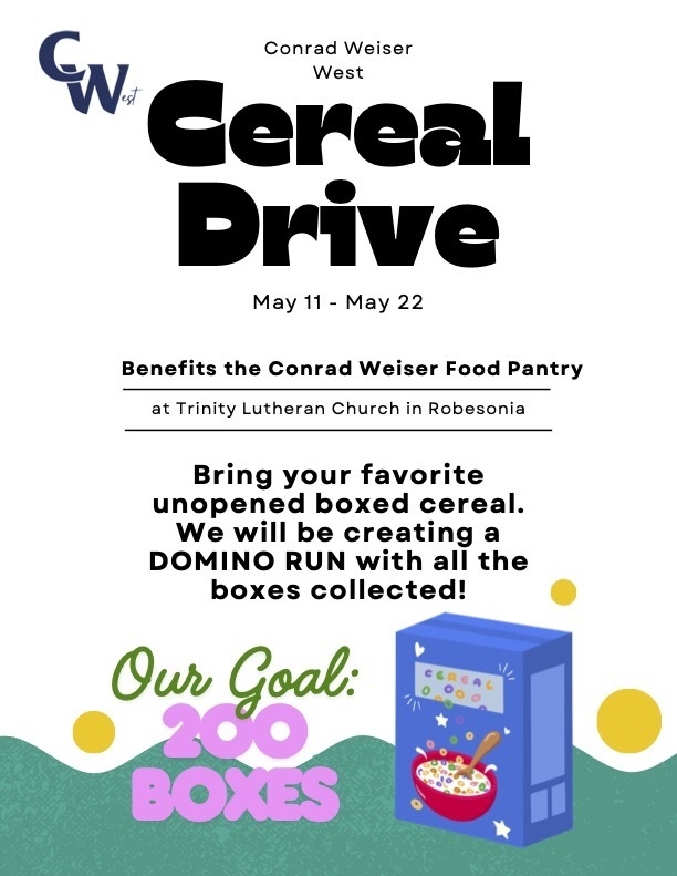 cereal drive flyer