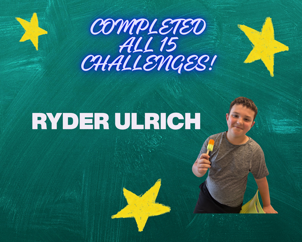 student who completed all 15 challenges