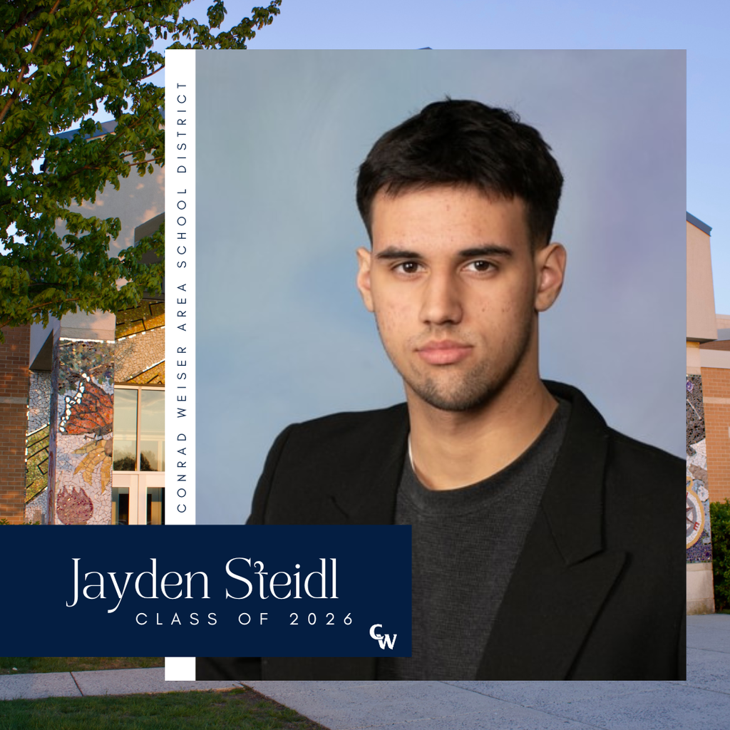 senior photo with decorative frame