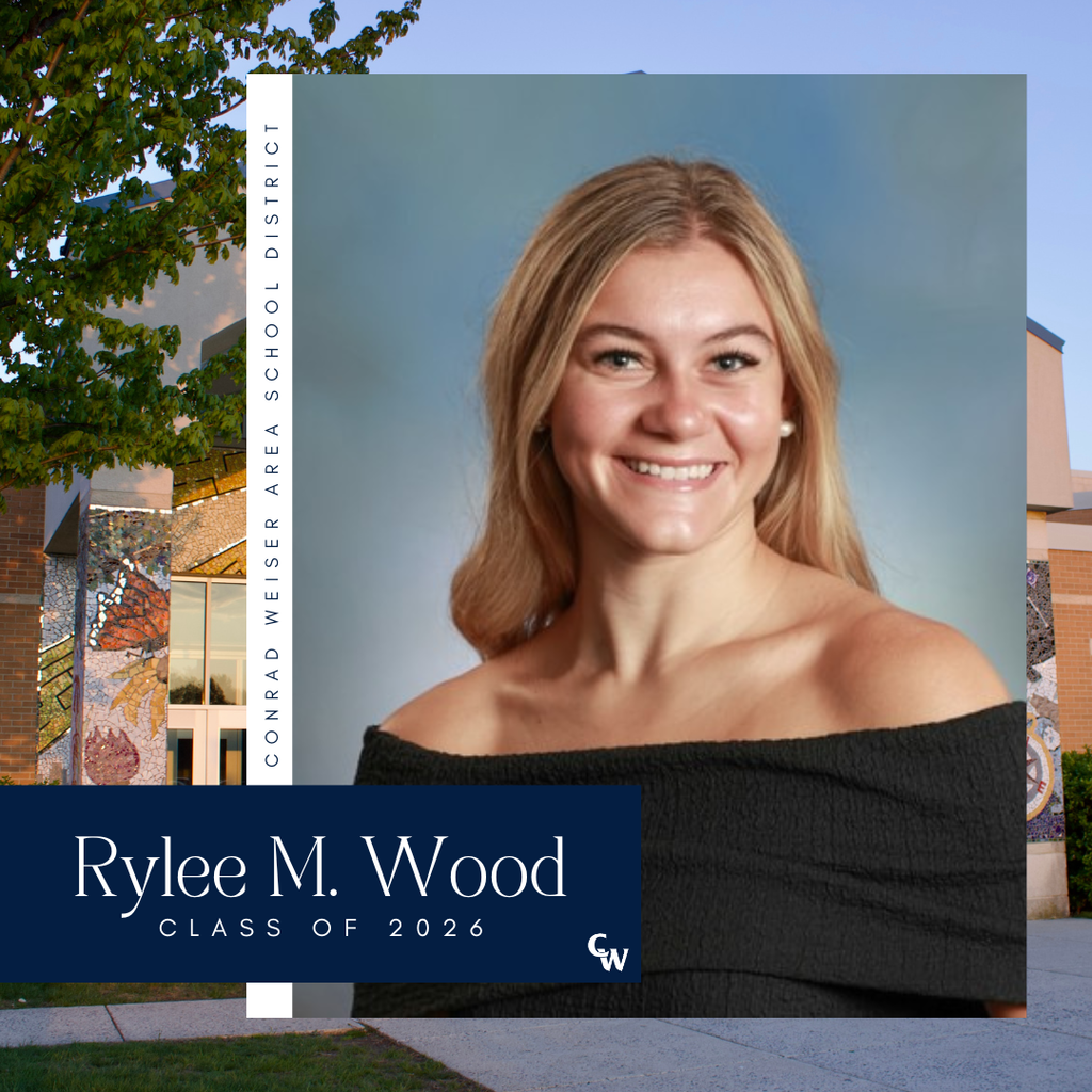 senior photo with decorative frame