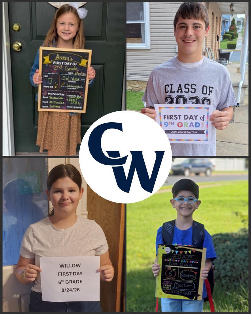 FIrst day photo collages of students, submitted by parents