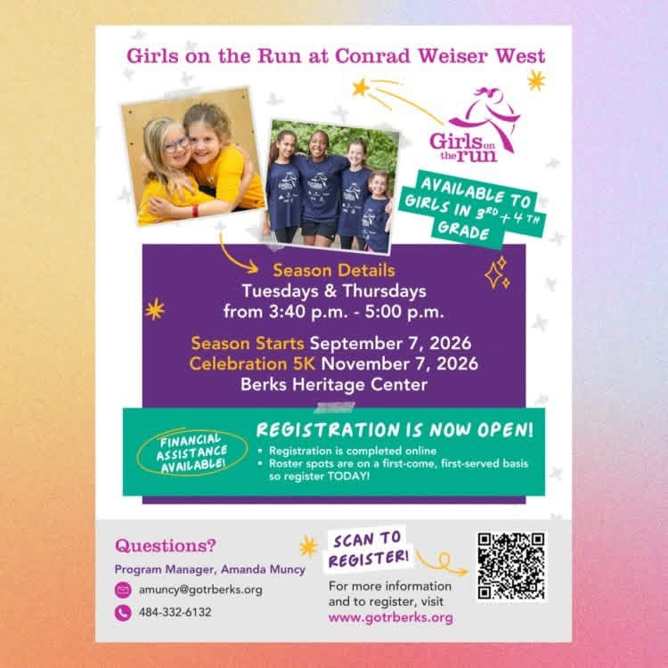 girls running