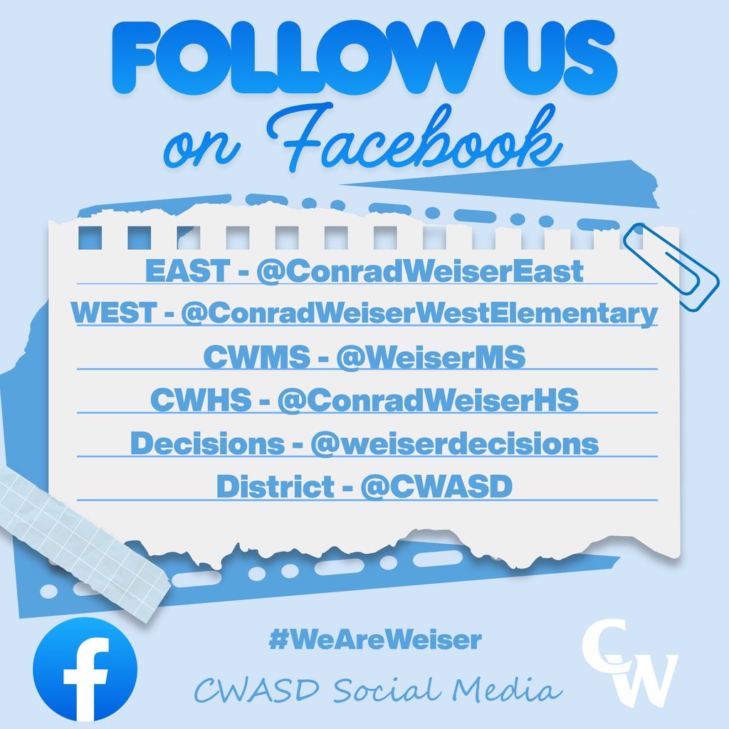 FB handles for all schools in the district
