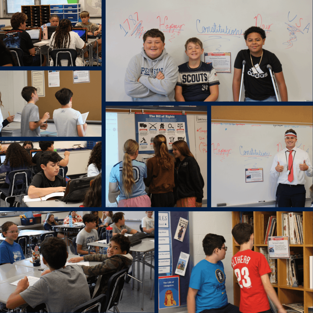photos of students celebrating consitituaiton day