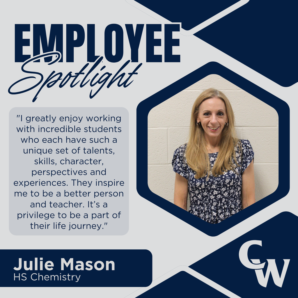 employee photo and text; "I greatly enjoy working with incredible students who each have such a unique set of talents, skills, character, perspectives and experiences. They inspire me to be a better person and teacher. It’s a privilege to be a part of their life journey."