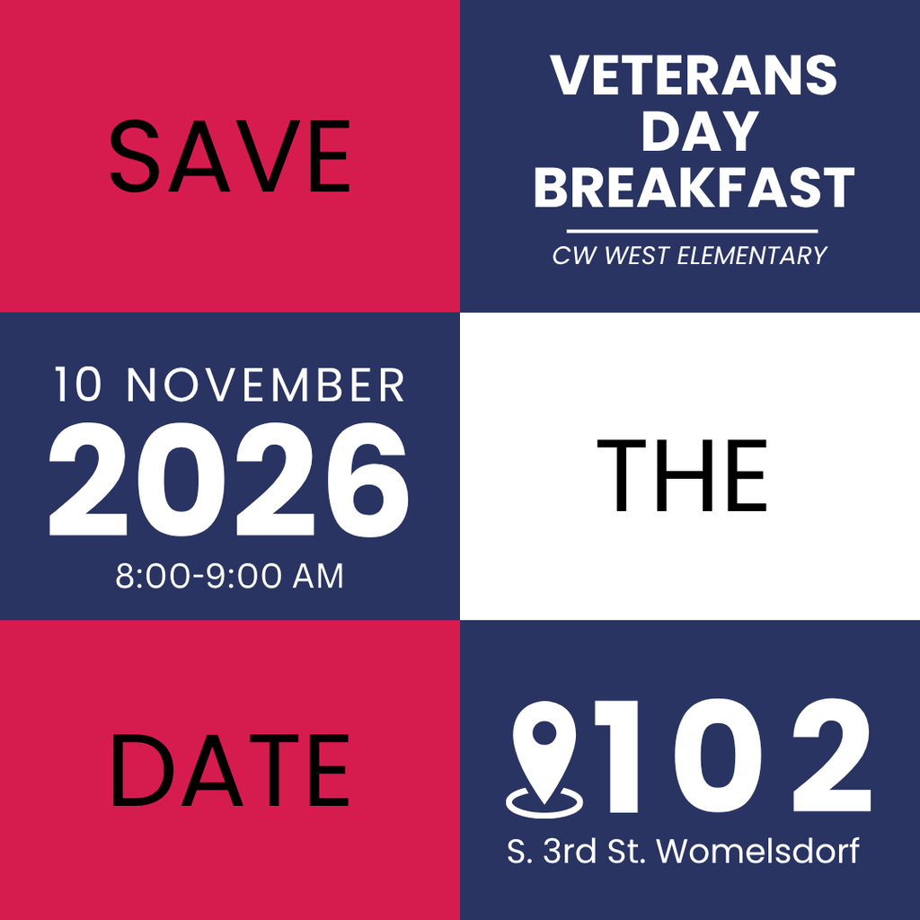 Save the Date invite for Veterans Day.