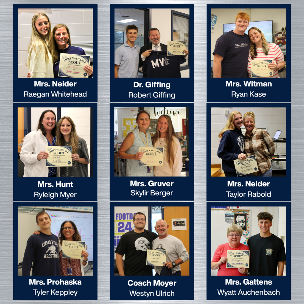 MVS photo collage of students and teachers reeiveing their awards