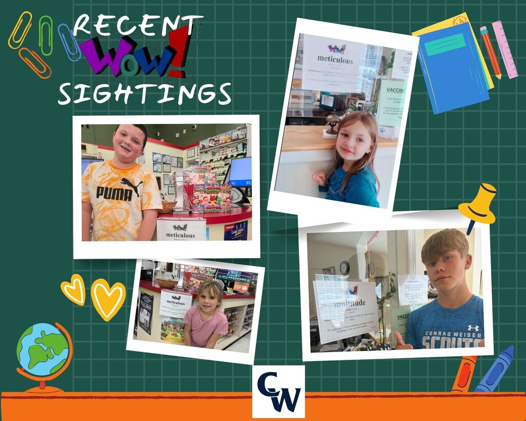 students with WOW in community