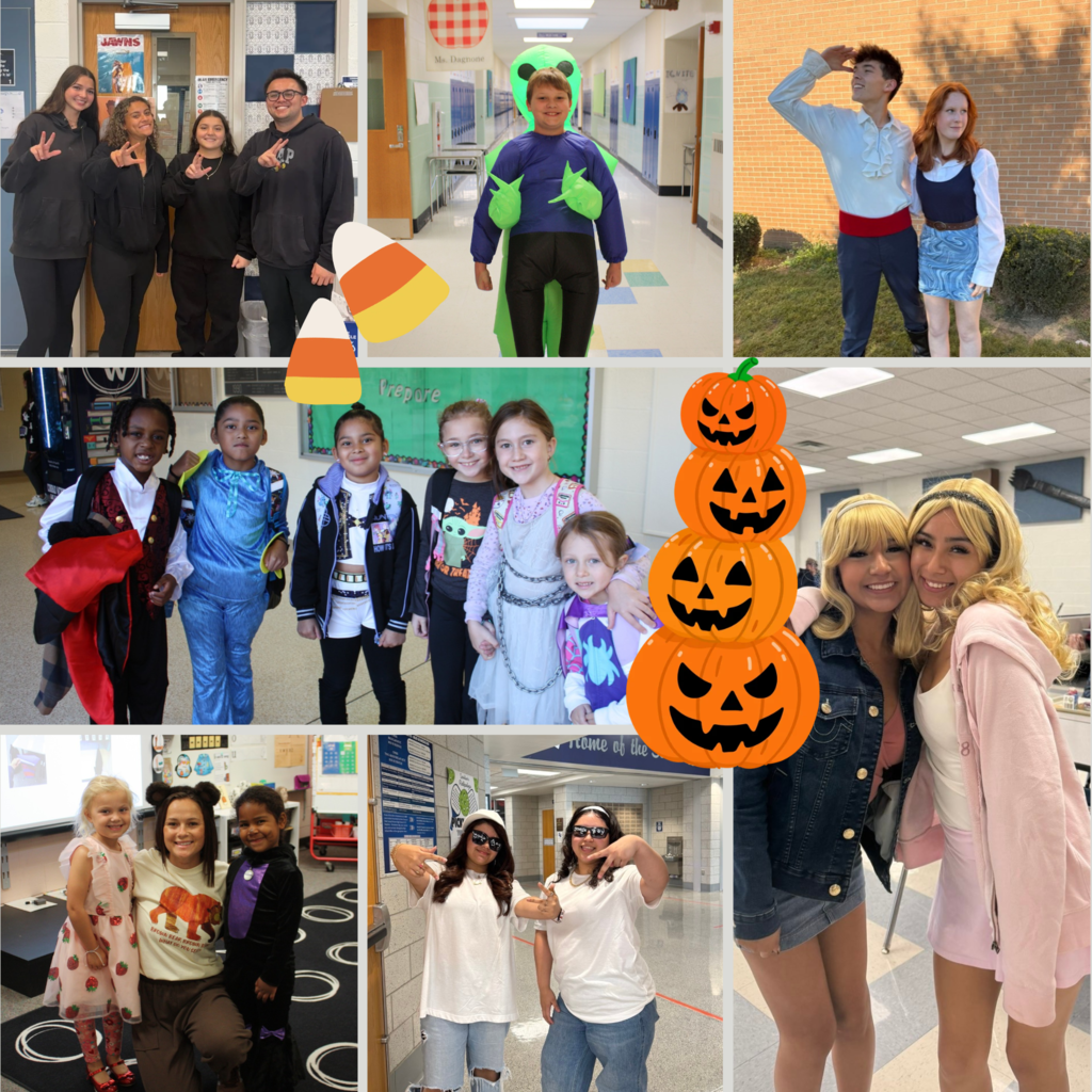halloween collage photos