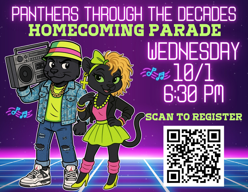homecoming parade graphic