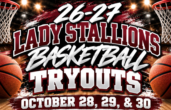 Lady Stallions BB Tryouts Header 26-27