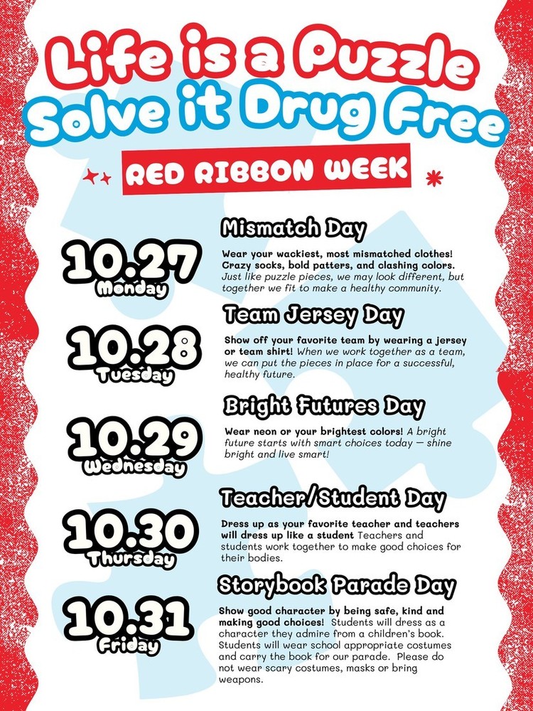Red Ribbon flyer