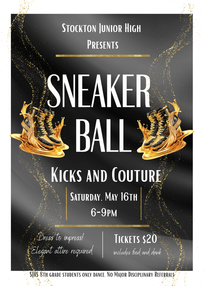 Sneaker Ball Flyer Invitation