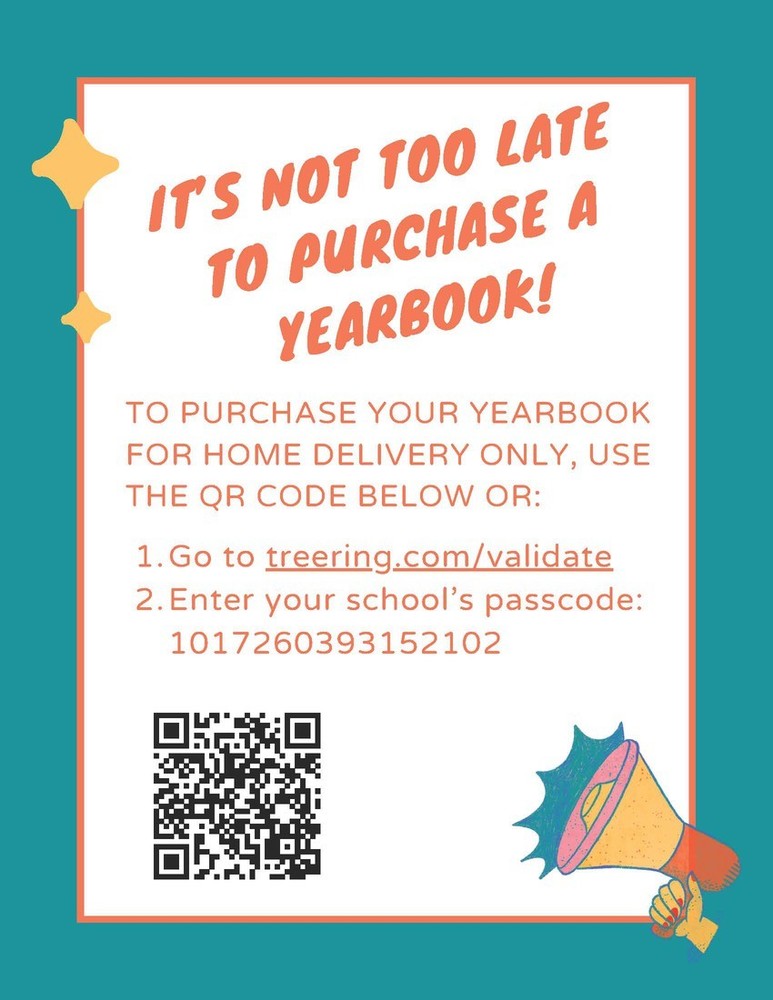 Yearbook flyer - read below