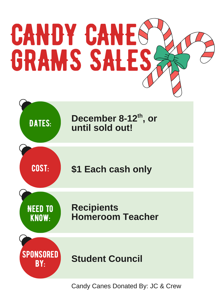 Candy Cane Sales Flyer