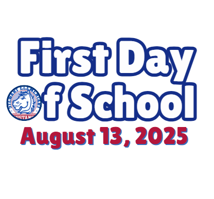 first day of school is august 13