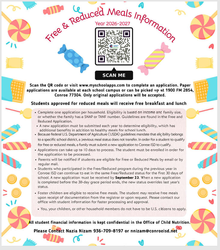 🍎 Free & Reduced-Price Meals — Applications Are Open!
