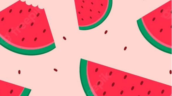 Watermelon summer background