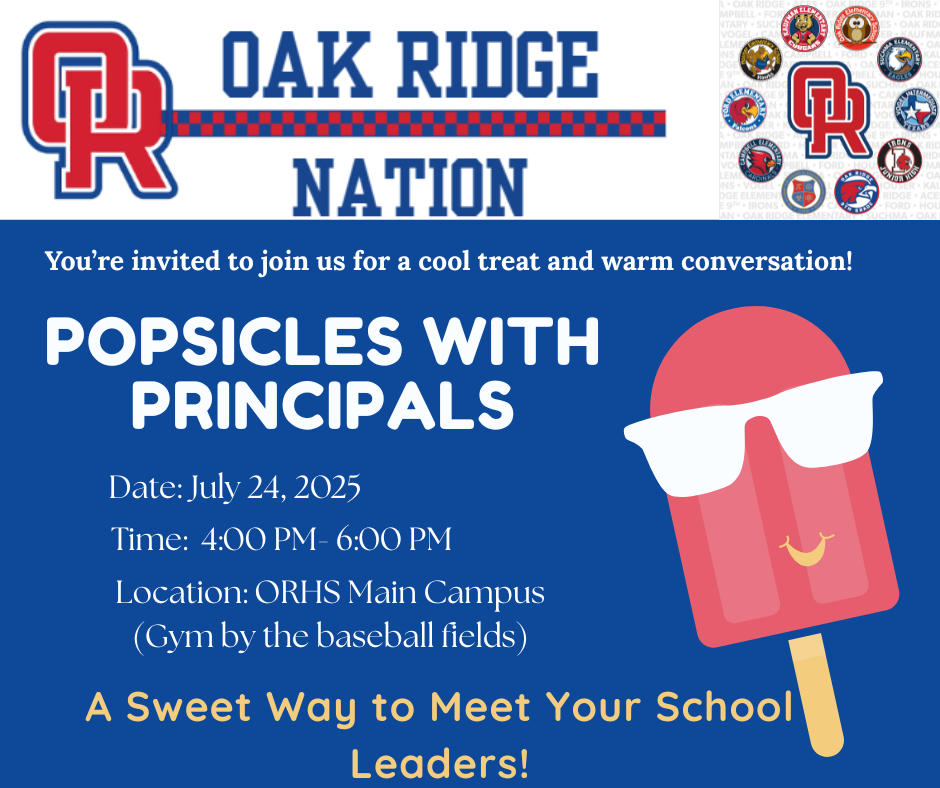 Popsicles with Principals