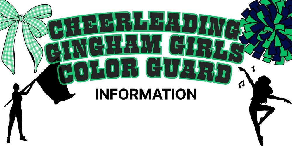 cheer gingham color guard