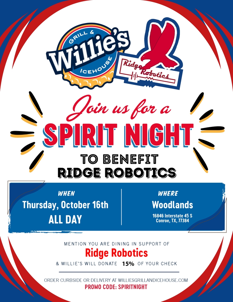 Robotics Fundraiser Event October 16, 2025