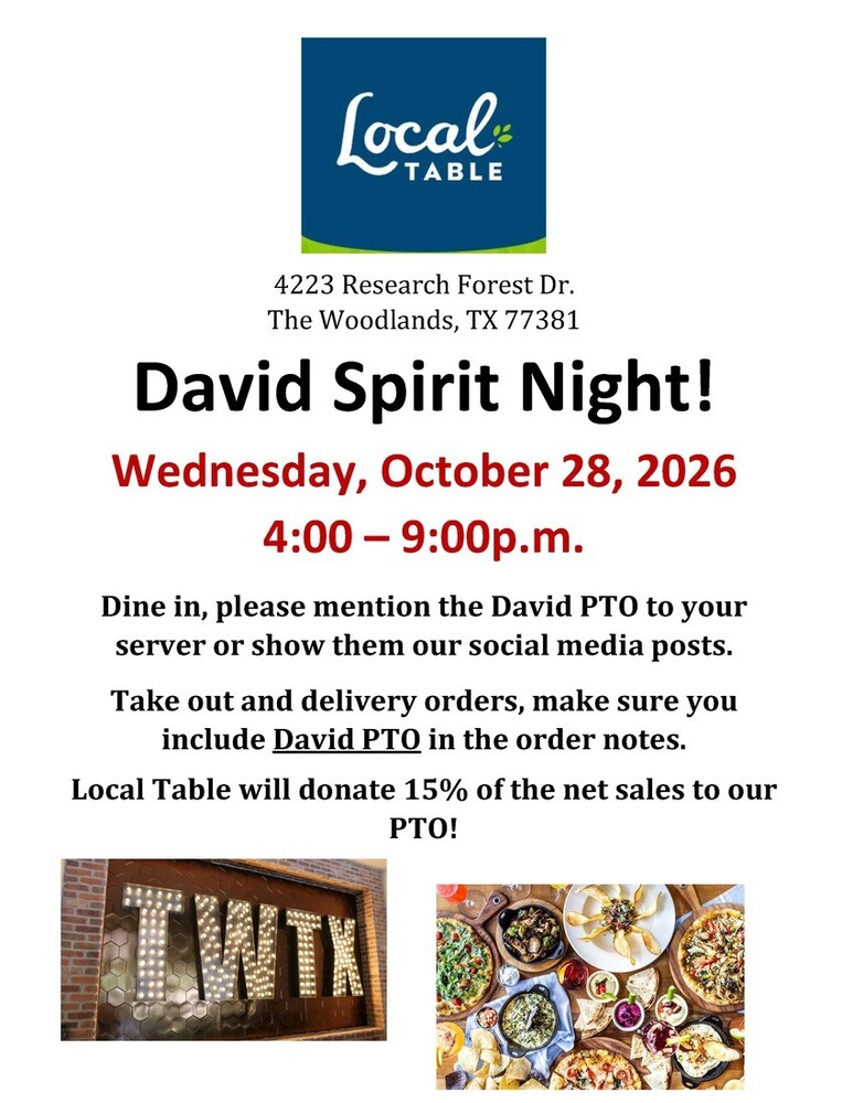 Local Table - information below