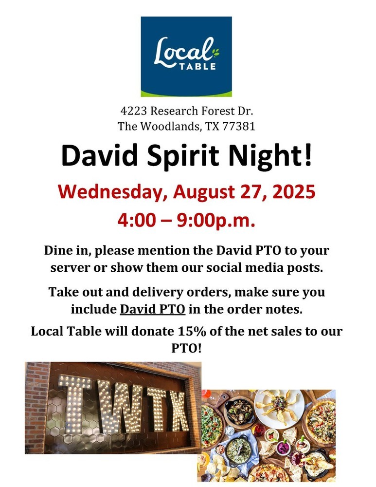 Local Table flyer