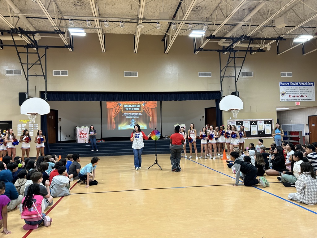 Houser Hawks had a great time during our pep rally!