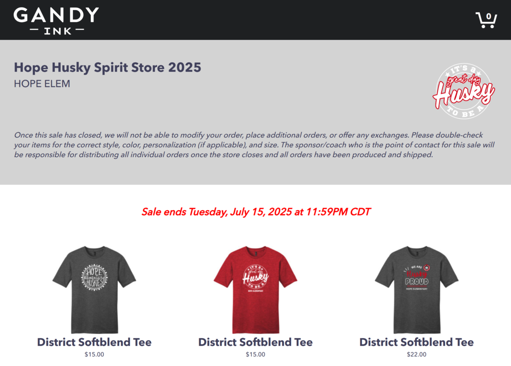 Husky Spirit Store