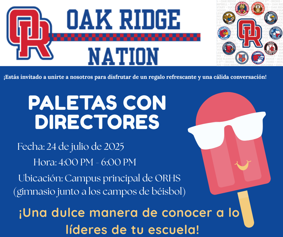 Popsicles with Principals