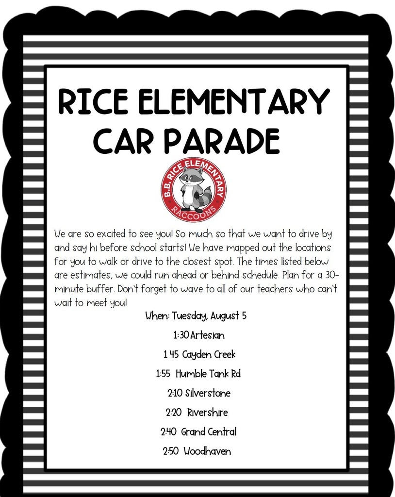 Rice Car Parade