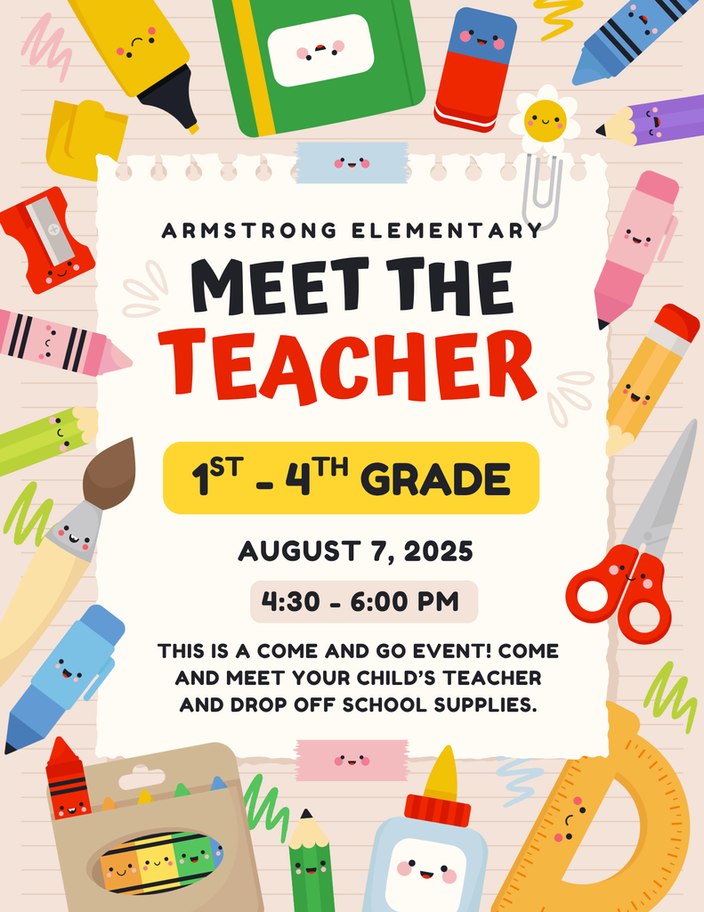Meet the Teacher 1st through 4th grade