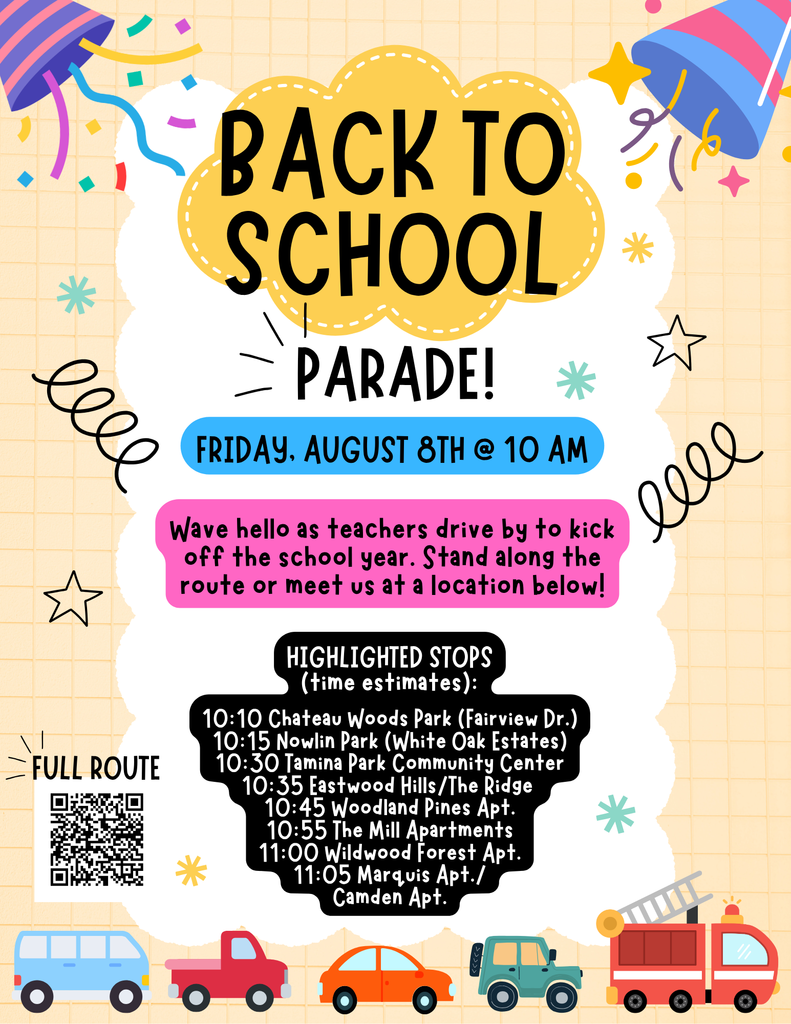 back to school parade info