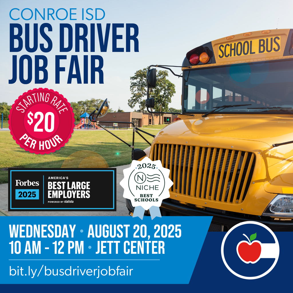 Conroe ISD Bus Driver Job Fair