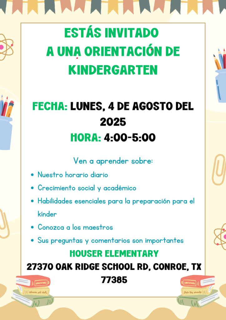 Kindergarten Orientation