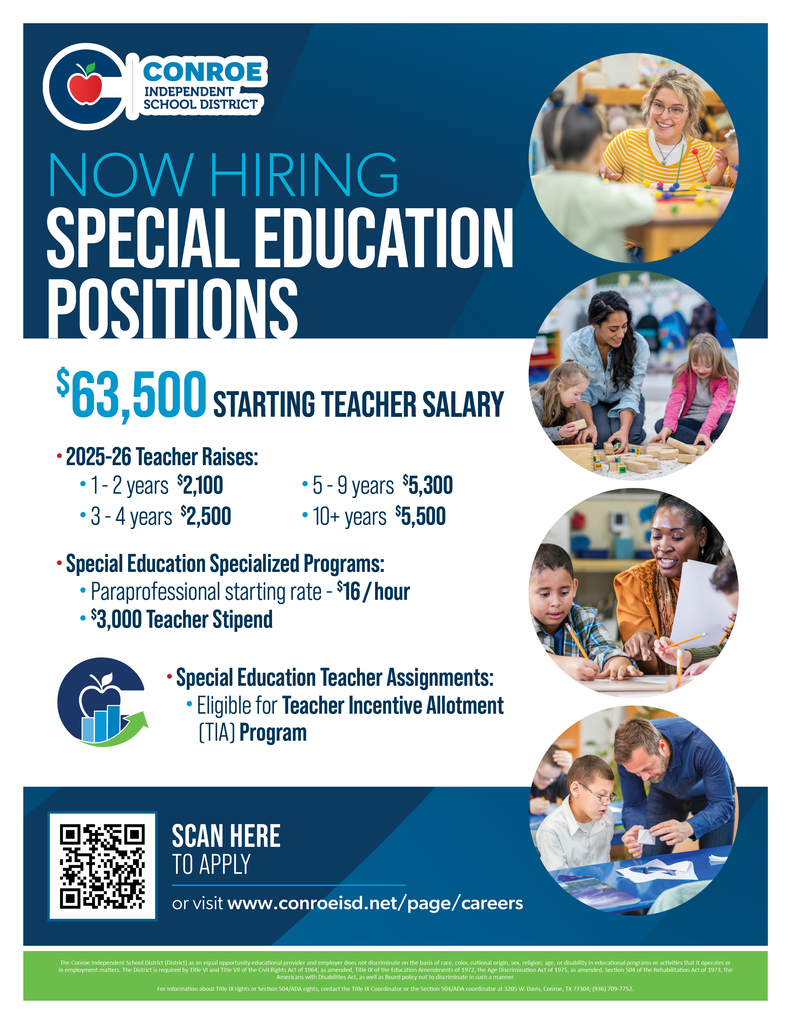 Now Hiring Special Education Positions