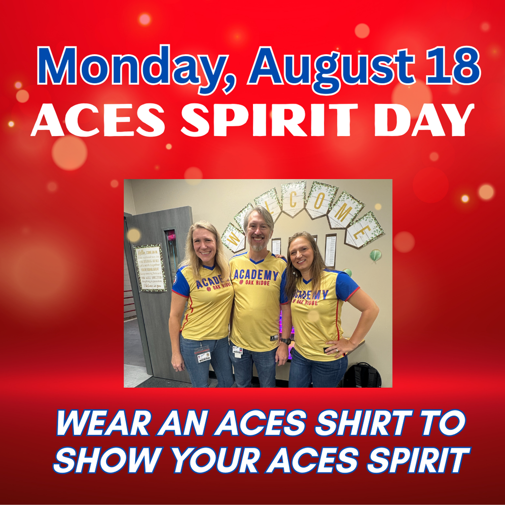 Monday August 18 is ACES Spirit Day