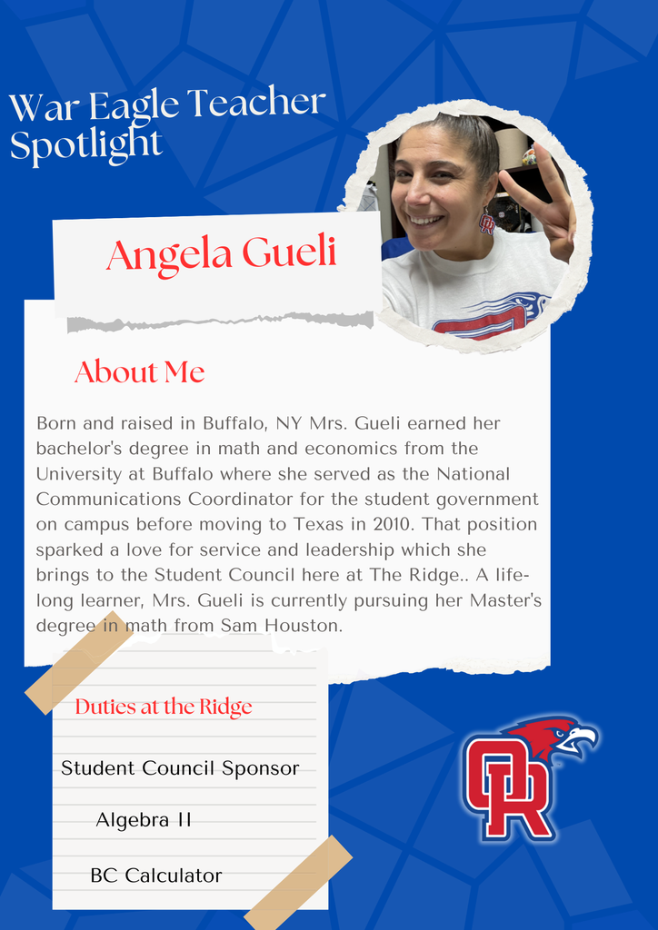 War Eagle Teacher Spotlight