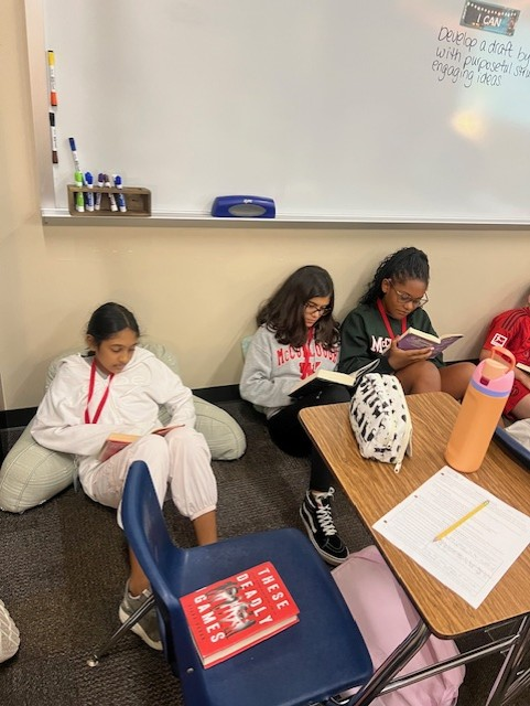 SURF Reading in Ms. Ha's Language Arts Class