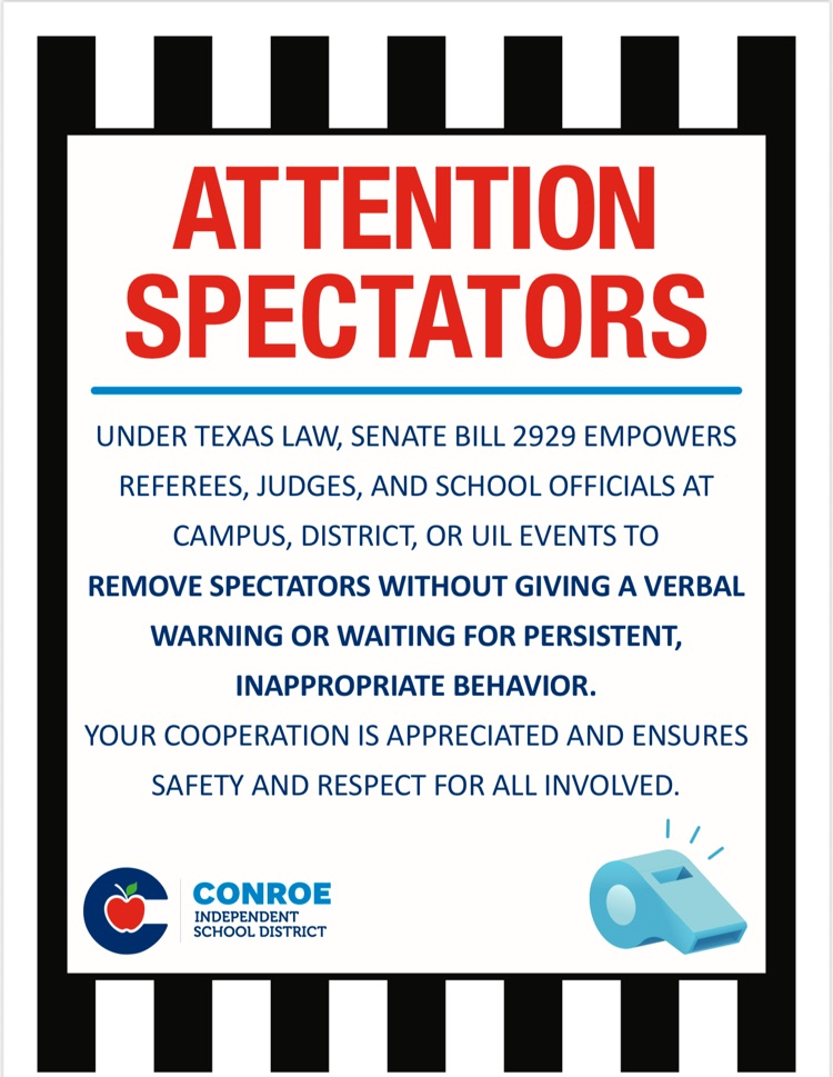 Texas spectator behavior law