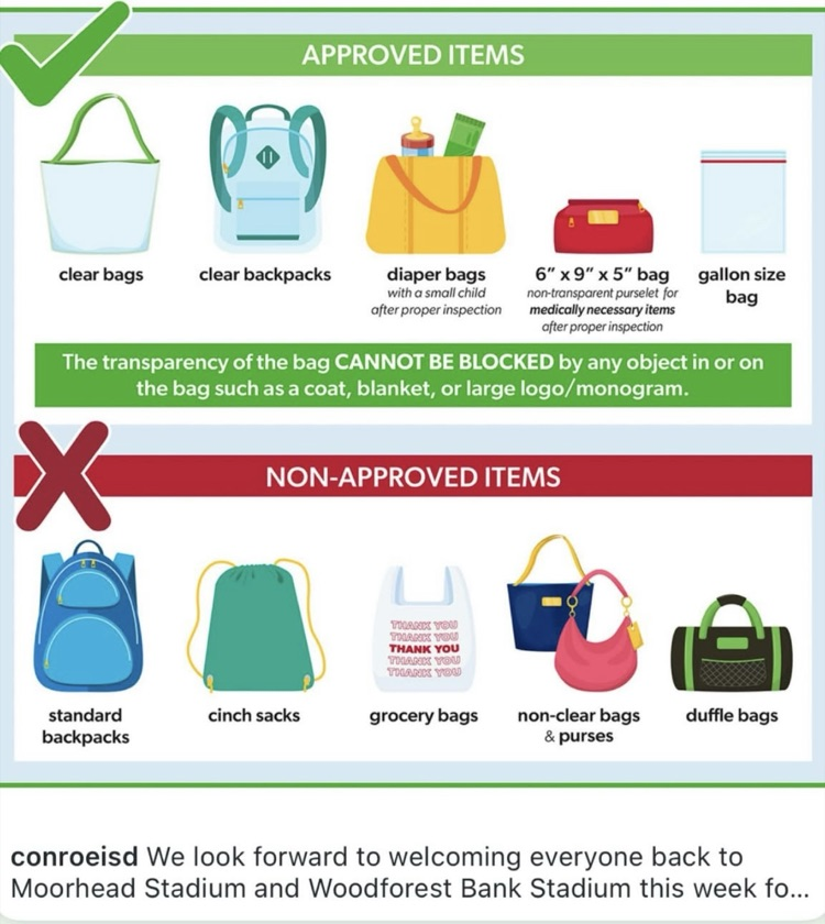 CHS bag policy