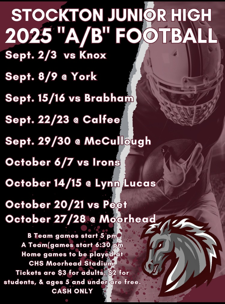 25 football schedules