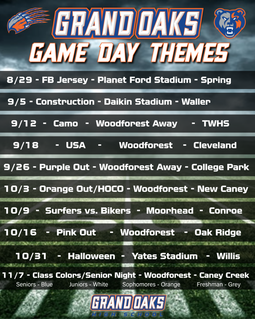 game day themes