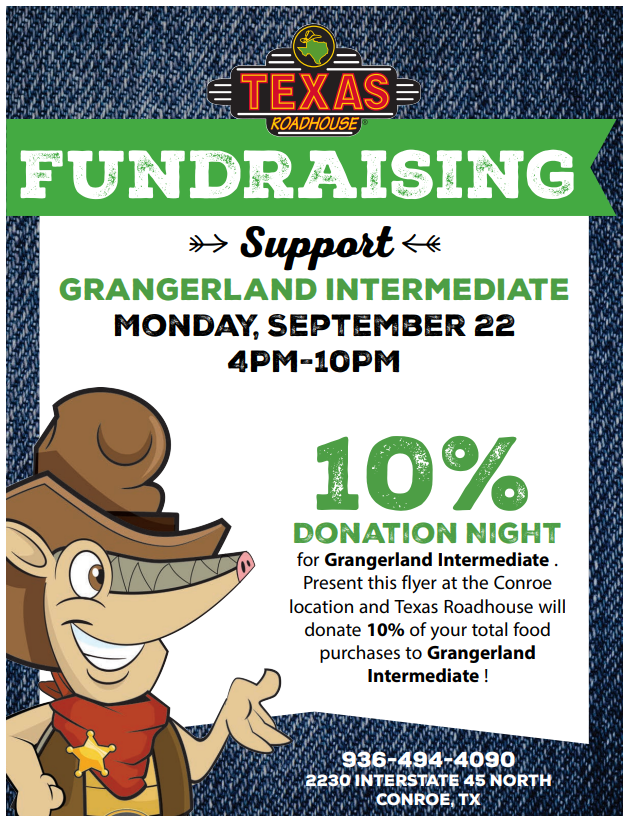 Texas Roadhouse Spirit Night