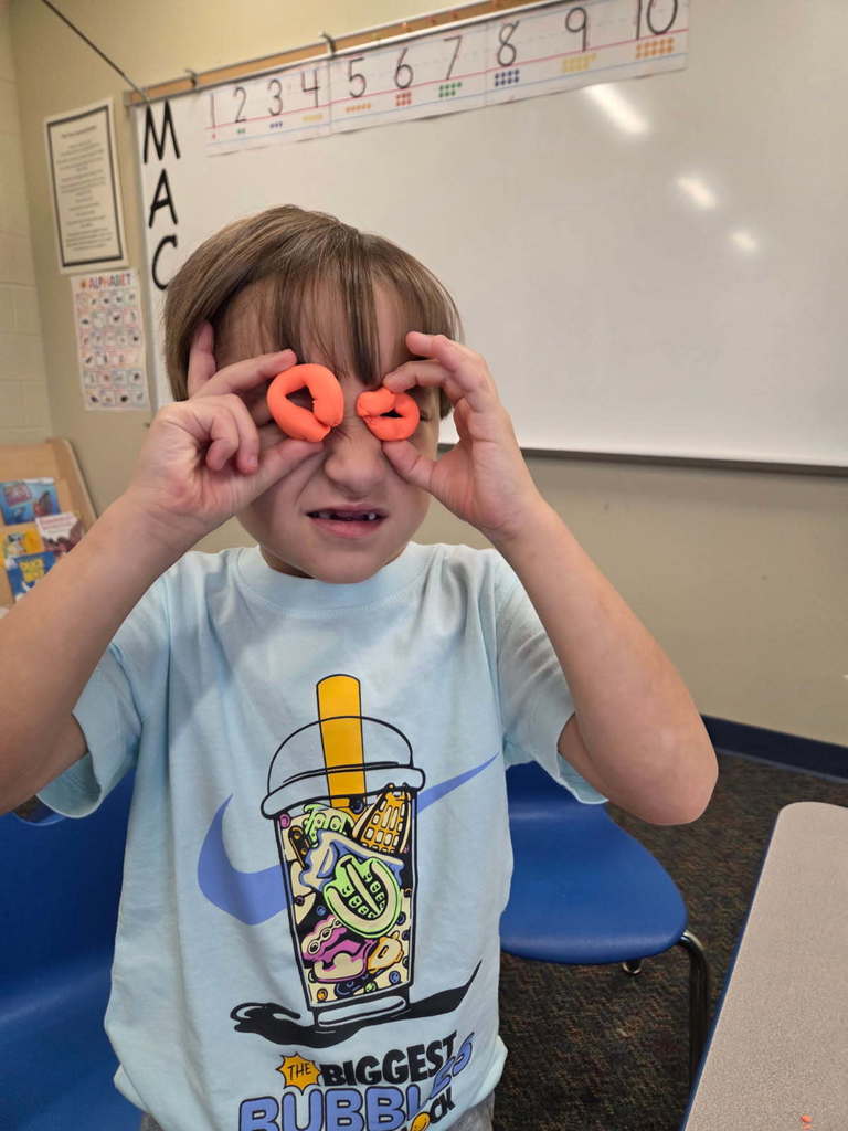 Kindergarten has been learning about 2d shapes.