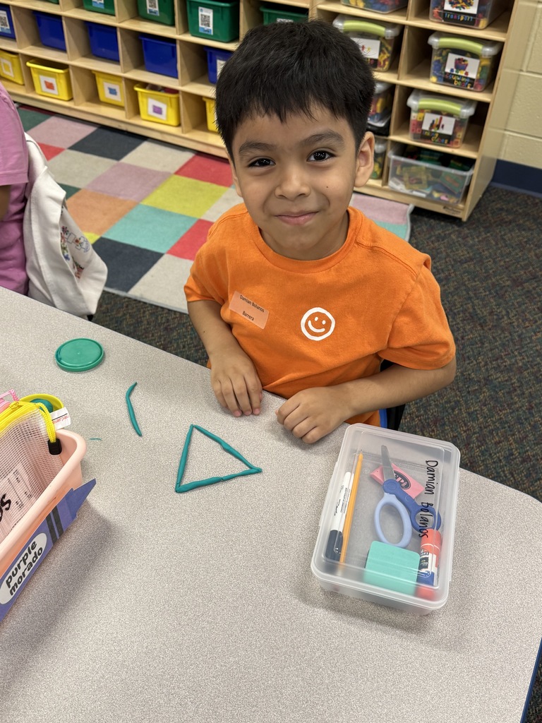 Kindergarten has been learning about 2d shapes.